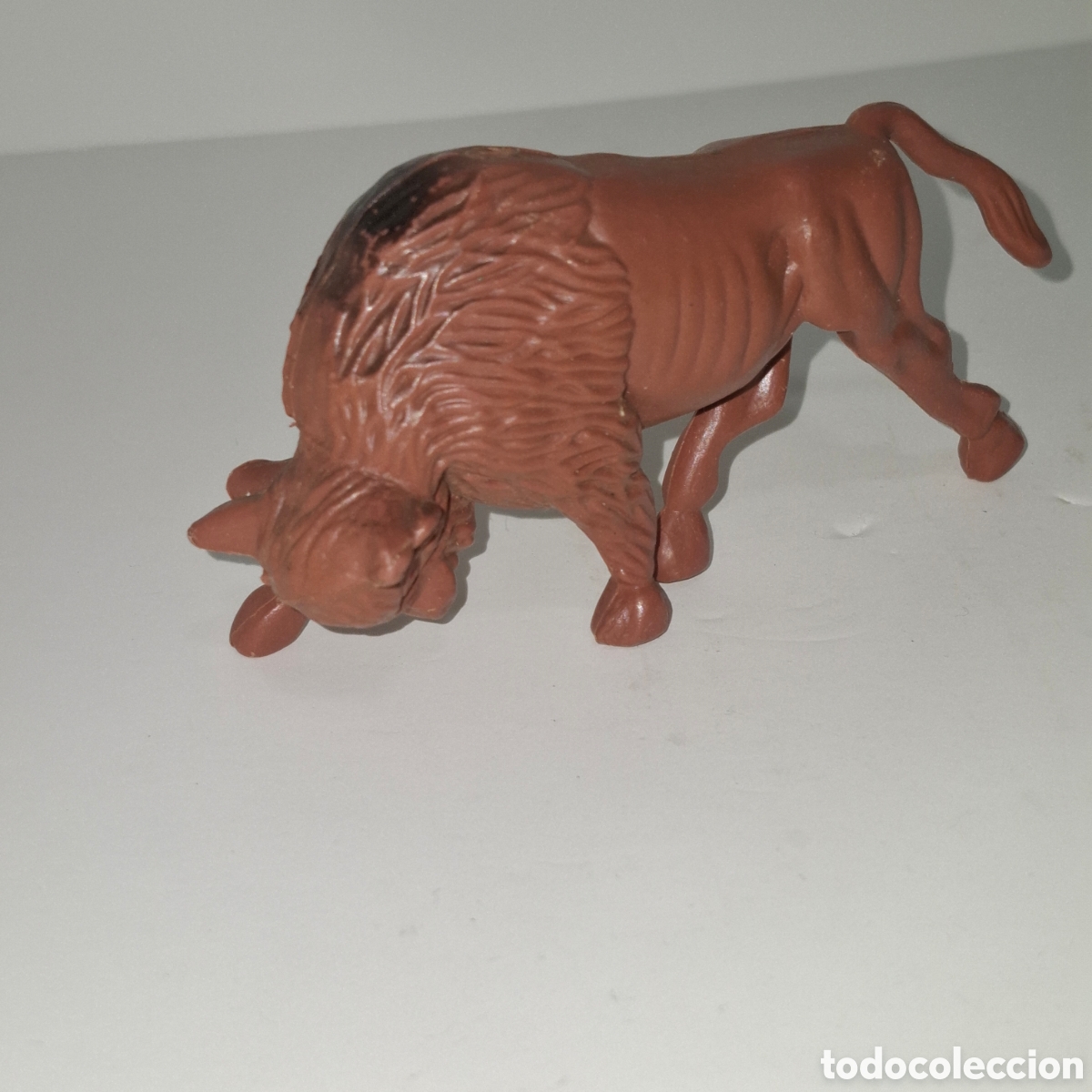 Figuras de Goma y PVC: BISONTE FIGURA DE PLASTICO PARA INDIOS Y VAQUEROS