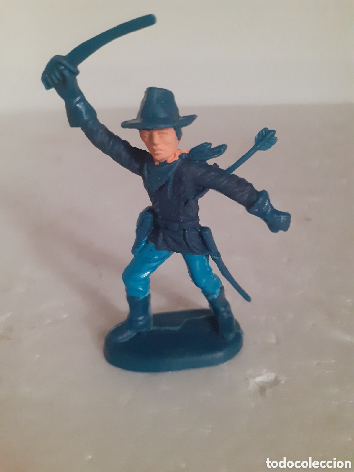 Figuras de Goma y PVC: FIGURA GENERAL CUSTER HERIDO PLASTICO ATLANTIC ,PECH,REAMSA JECSAN