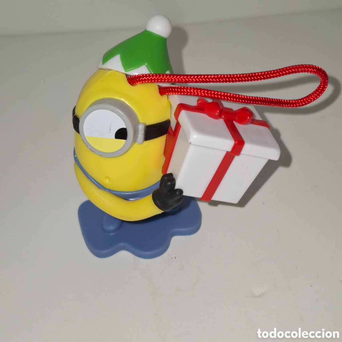 Figuras de Goma y PVC: FIGURA PROMOCIONAL HAPPY MEAL BURGER KING MINION ADORNO NAVIDE&Ntilde;O