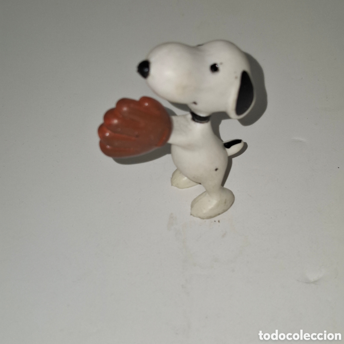 Figuras de Goma y PVC: FIGURA DE PVC MADE IN HONG KONG SNOOPY JUGANDO AL BASEBALL