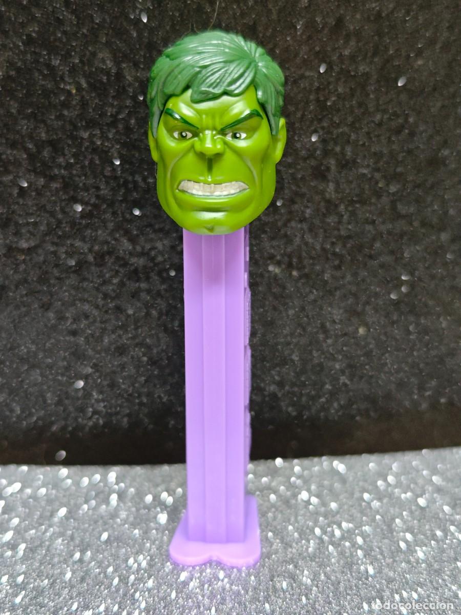 Figuras de Goma y PVC Dispensador PEZ: DISPENSADOR CARAMELOS PEZ PELICULA HEROES MARVEL