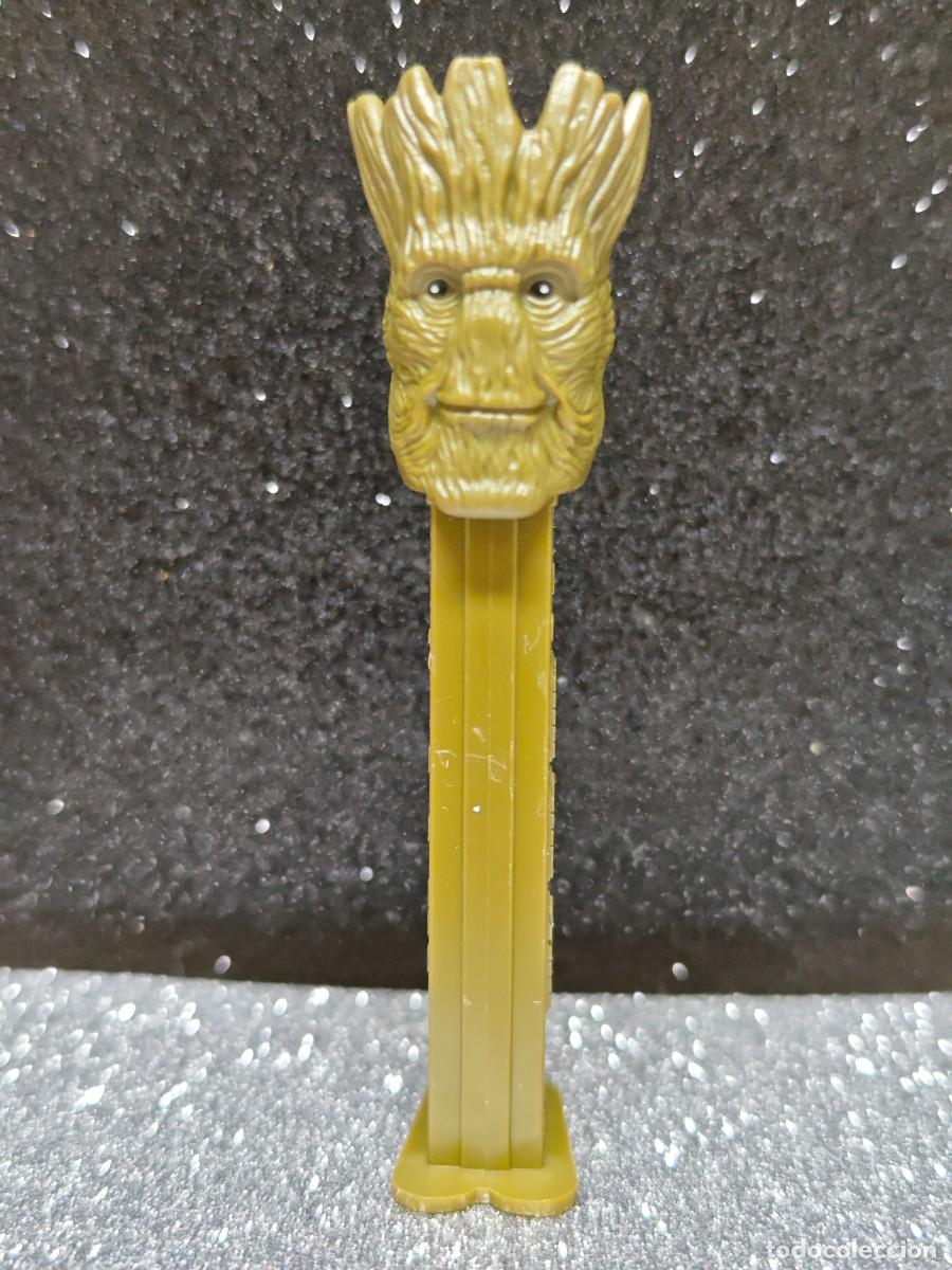 Figuras de Goma y PVC Dispensador PEZ: DISPENSADOR CARAMELOS PEZ PELICULA HEROES MARVEL