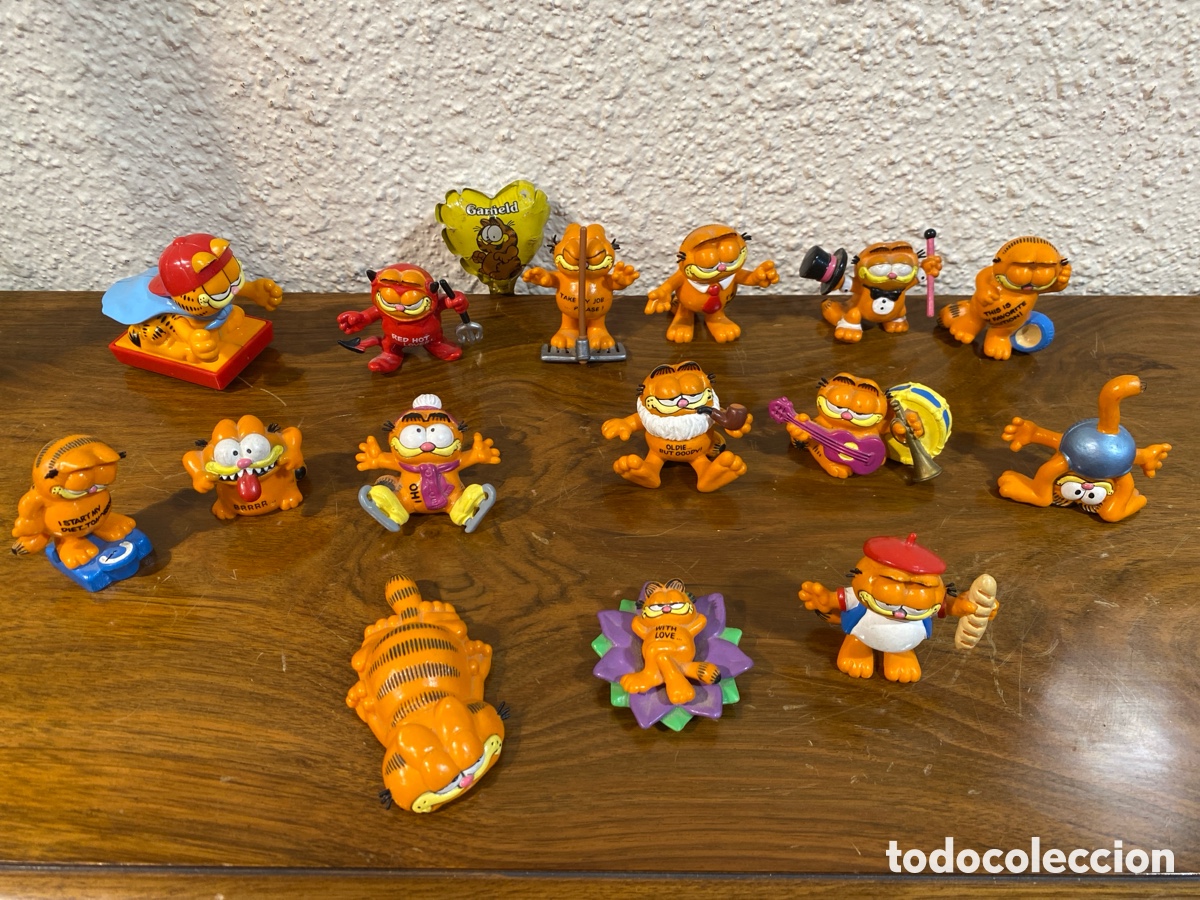 Figuras de Goma y PVC: Garfield Bully Coleccion de 15 figuras PVC 1981