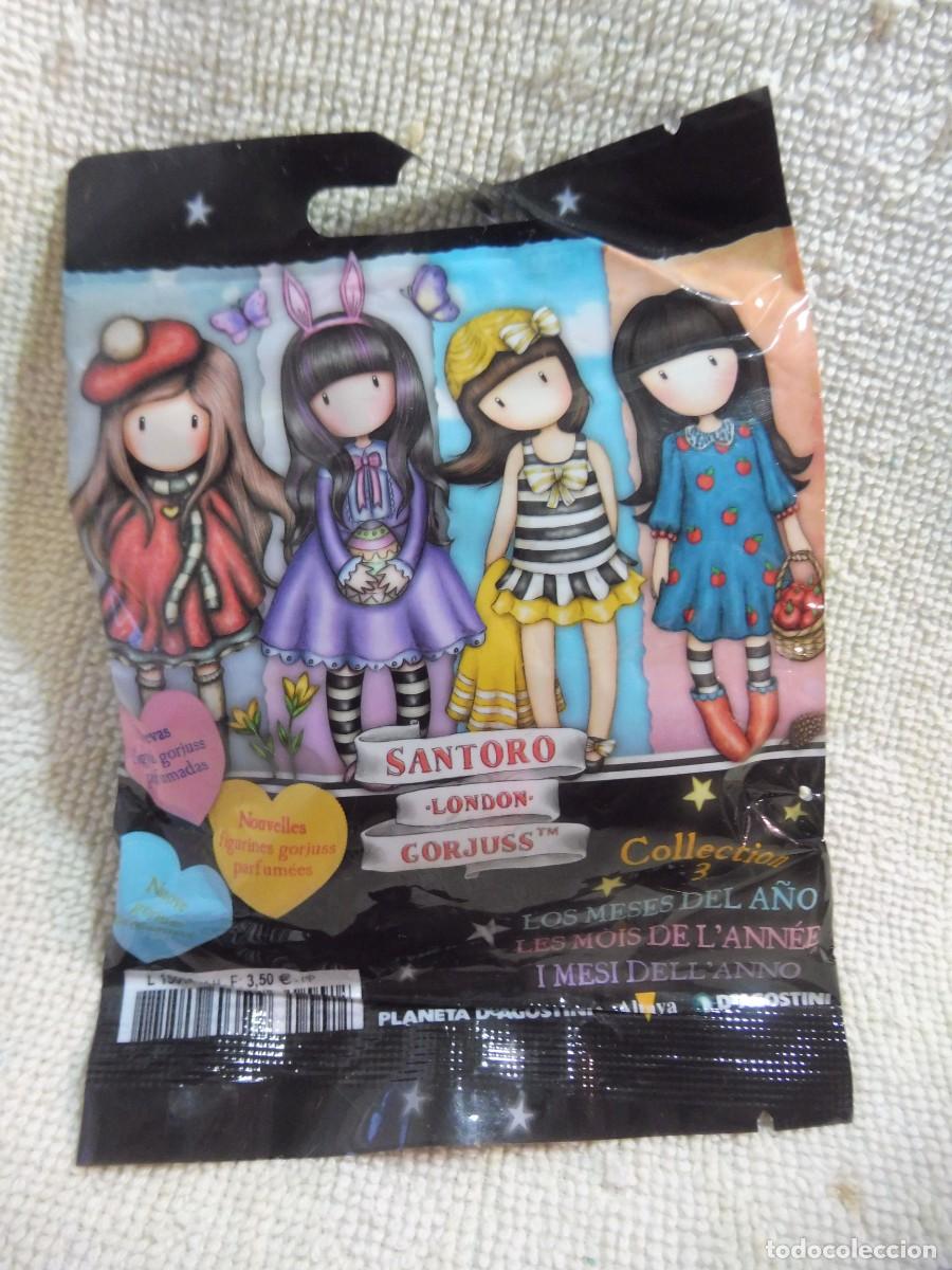 Figuras de Goma y PVC: Sobre cerrado figura goma pvc Santoro London Gorjuss, Altaya