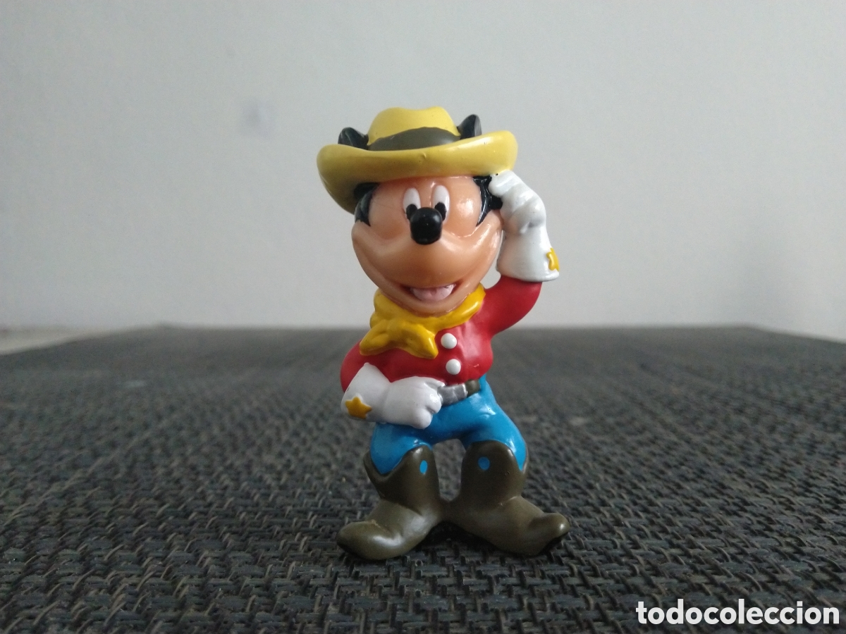 Figuras de Goma y PVC: FIGURA PVC MICKEY MOUSE WALT DISNEY DIBUJOS ANIMADOS VAQUERO RANCHERO COWBOY