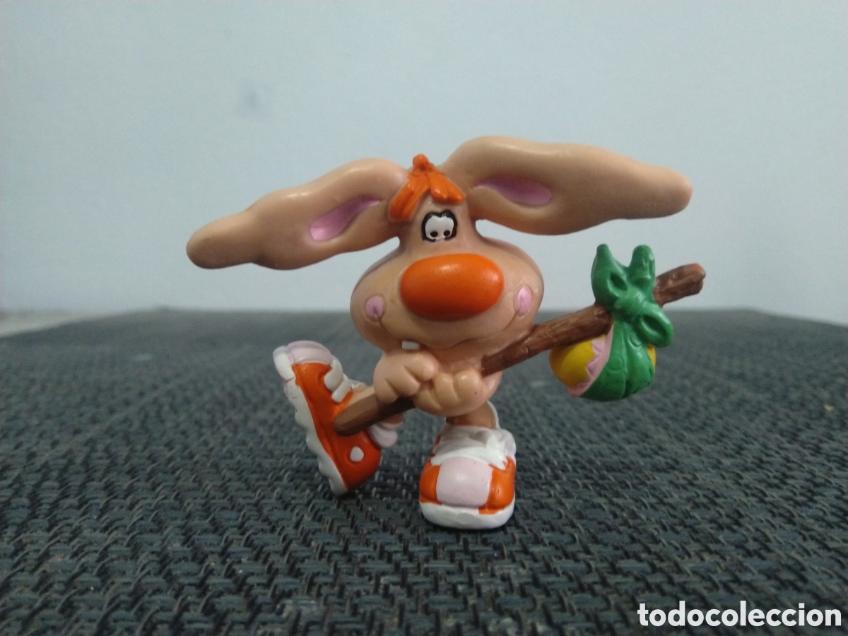 Figuras de Goma y PVC: FIGURA PVC LIEBRE CONEJO DE PASCUA PORTUGAL W. BERRIE CON ATILLO