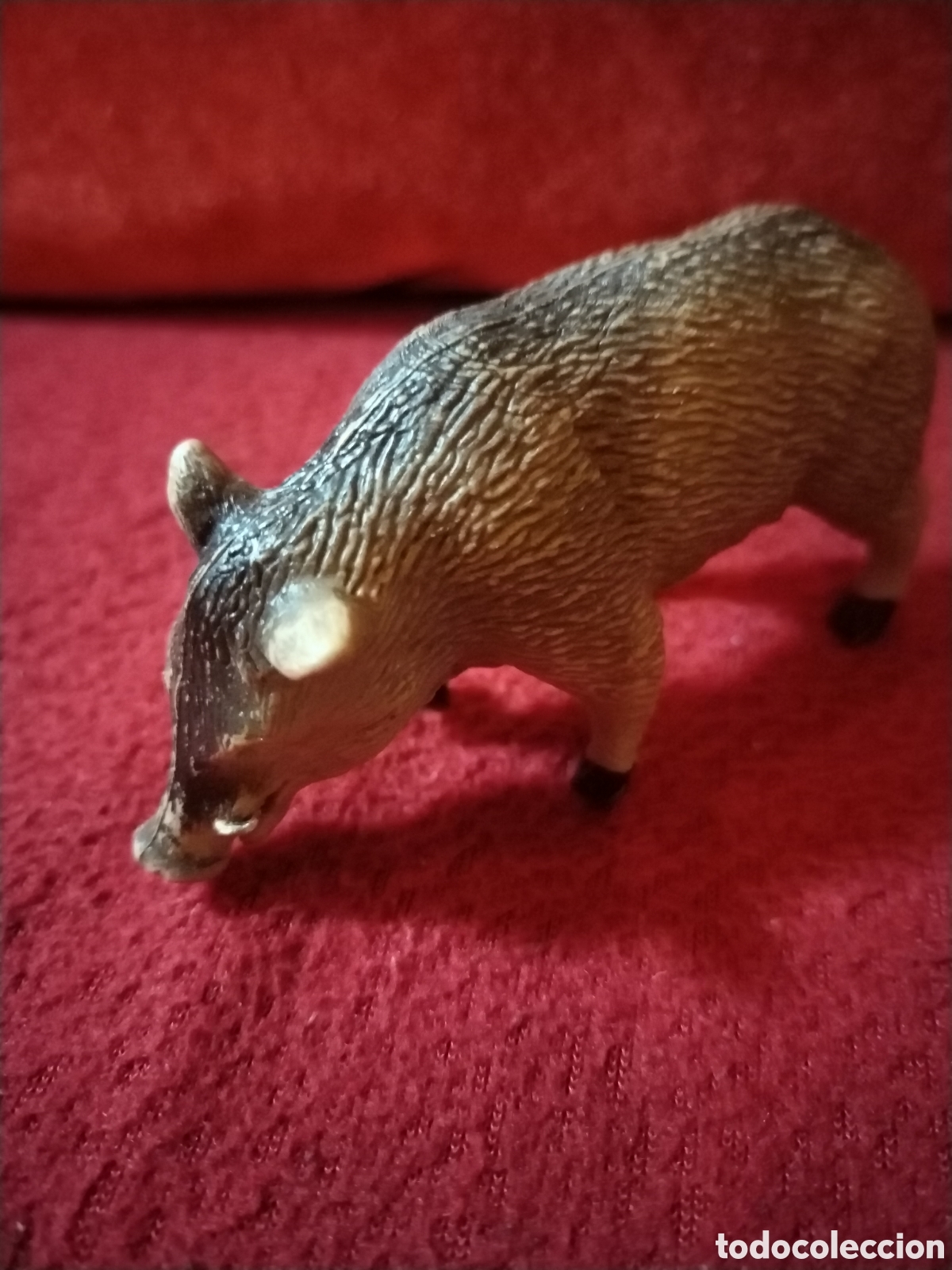 Figuras de Goma y PVC: Figura Jabal&iacute; de PVC / Animales del Bosque - Marca Miniland (Excelente estado)