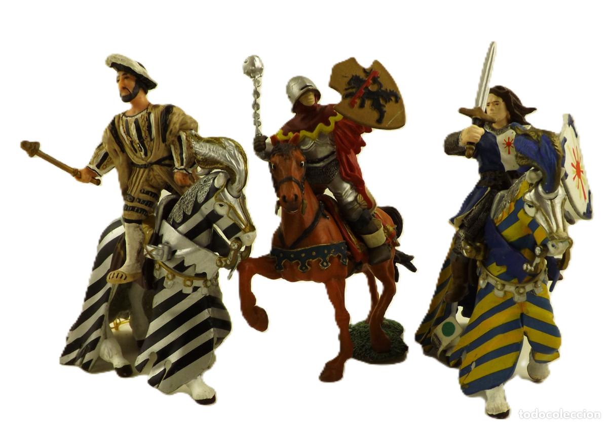 Figuras de Goma y PVC: Figuras de Caballeros a Caballo by Papo Francia