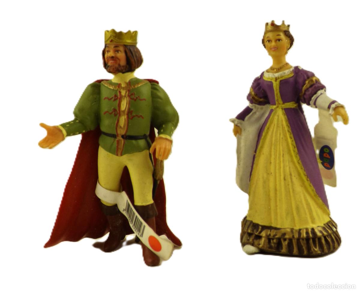 Figuras de Goma y PVC: Figuras de Reina y Rey de la Casa Papo