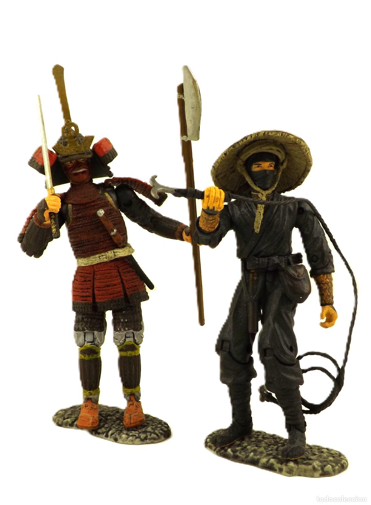 Figuras de Goma y PVC: Figuras Guerreros orientales articuladas