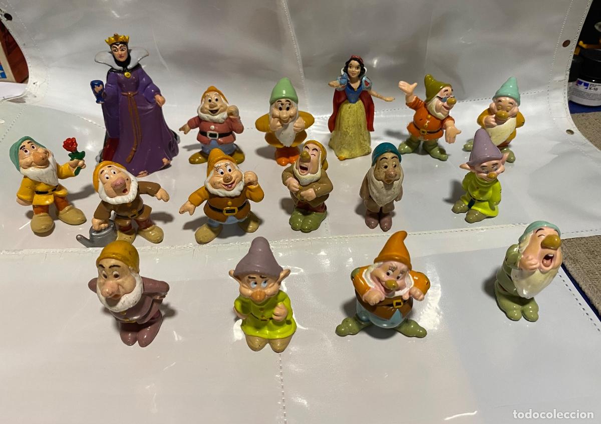 Figuras de Goma y PVC: LOTE PVC BLANCANIEVES LOS ENANITOS Y BRUJA