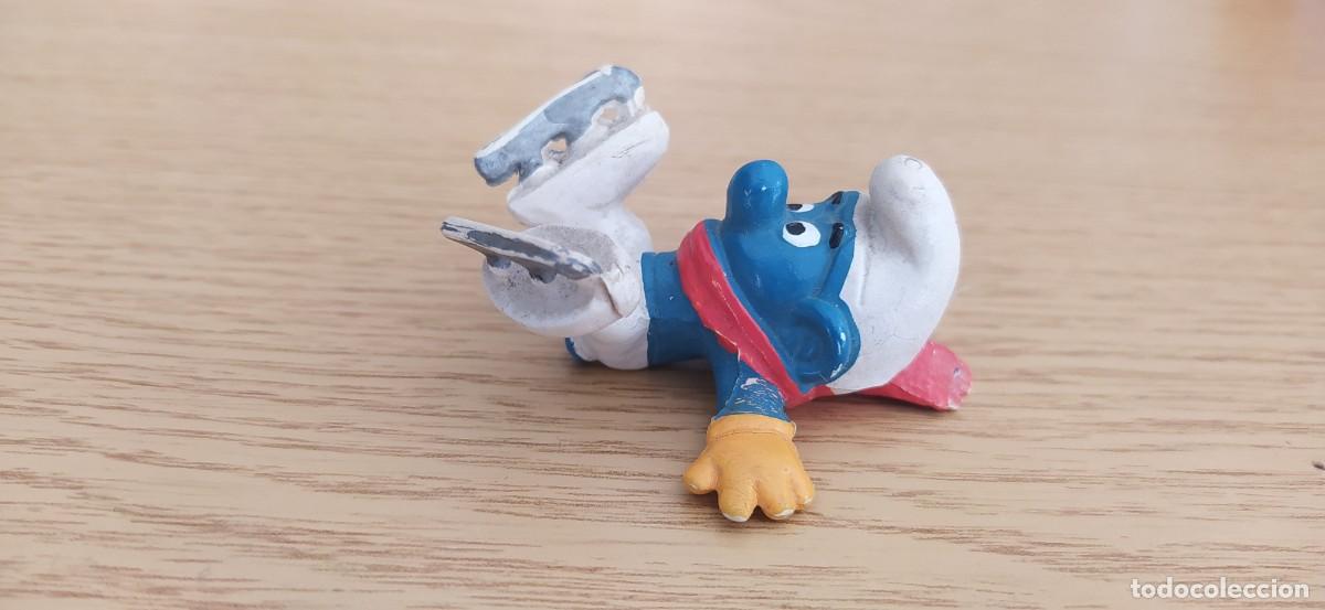 Figuras de Goma y PVC: PVC LOS PITUFOS PATINAJE SMURFS