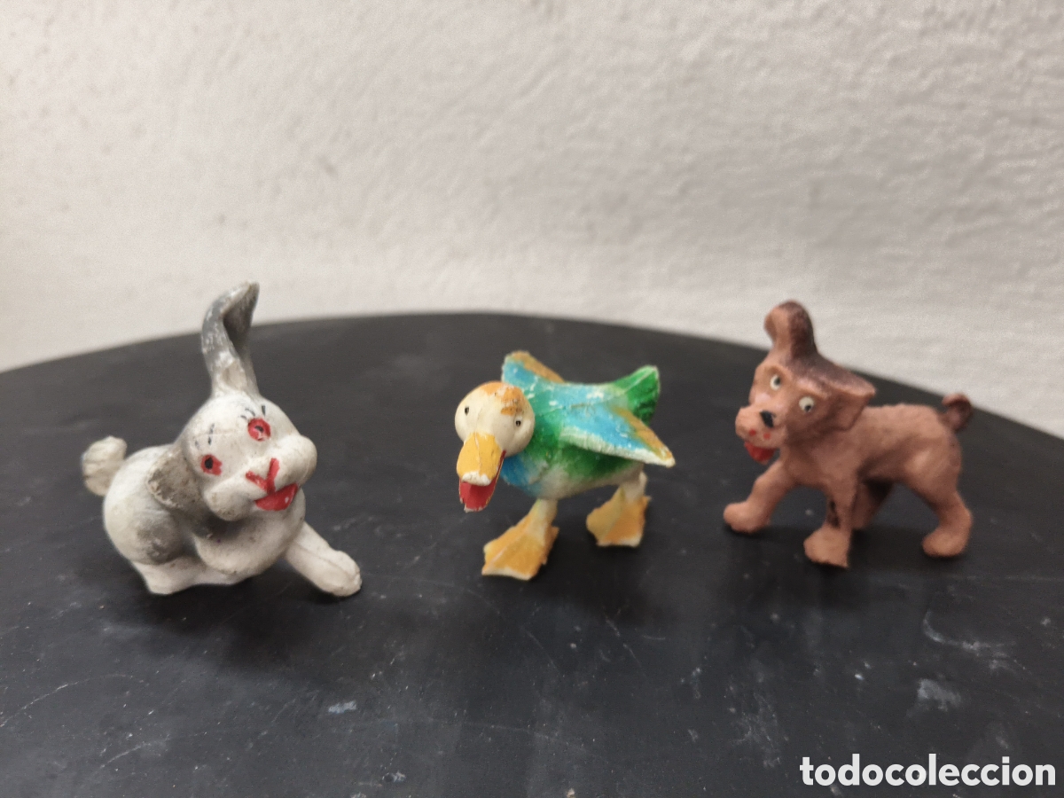 Figuras de Goma y PVC: Tres animales de PVC
