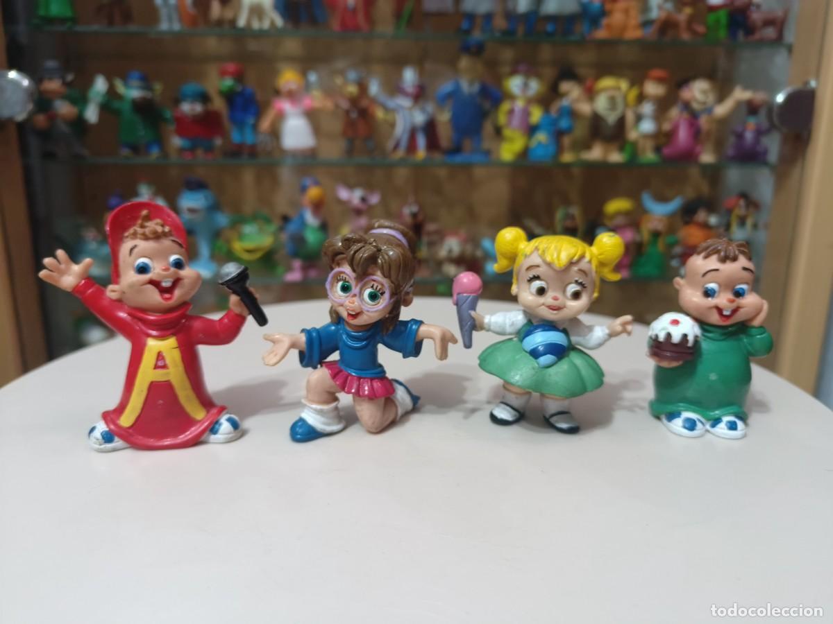 Figuras de Goma y PVC: Ocasion coleccionistas ! 4 Figuras goma pvc Alvin y las ardillas comics spain 1992