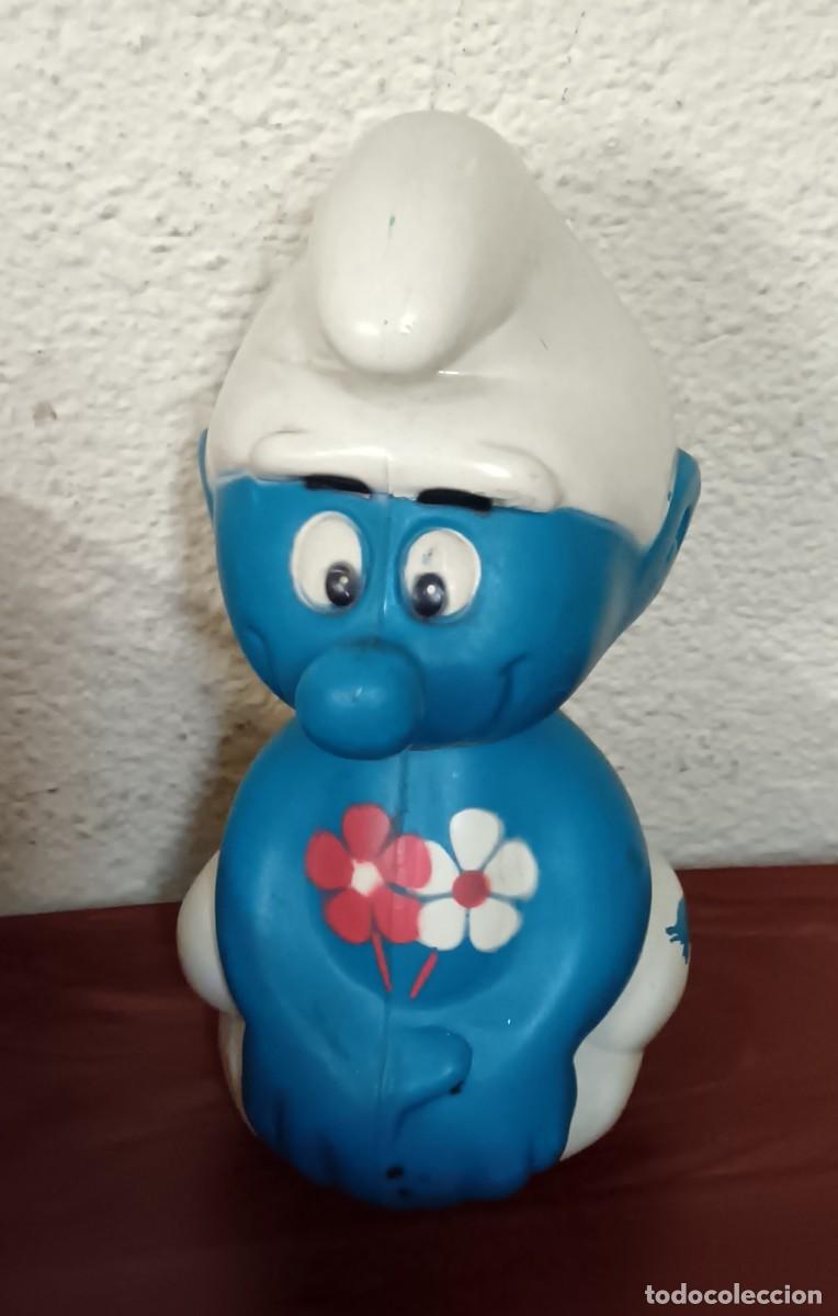 Figuras de Goma y PVC: FIGURA PITUFO TENTETIESO PEYO MADE IN SPAIN A&Ntilde;OS 80 20 CM. ALTURA