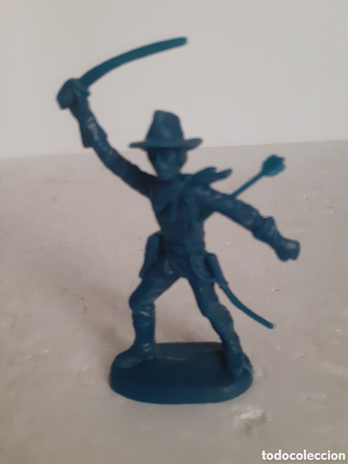 Figuras de Goma y PVC: FIGURA GENERAL CUSTER LITTLE BIG HORN PLASTICO ATLANTIC,REAMSA,JECSAN