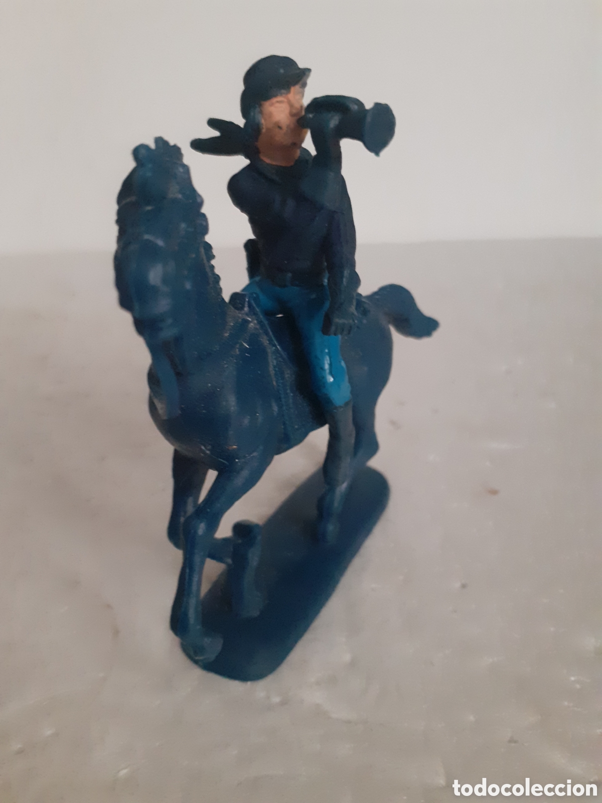 Figuras de Goma y PVC: FIGURA SOLDADO YANKEE CORNETA BATALLA LITTLE BIG HORN ATLANTIC,REAMSA,JECSAN