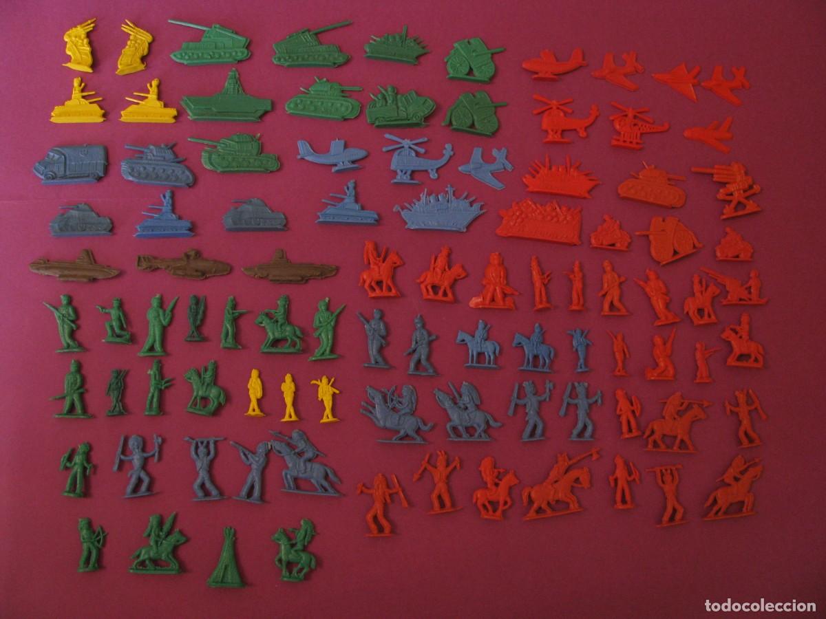 Figuras de Goma y PVC: LOTE DE FIGURAS PLANAS. DIFERENTES TAMA&Ntilde;OS Y COLORES.