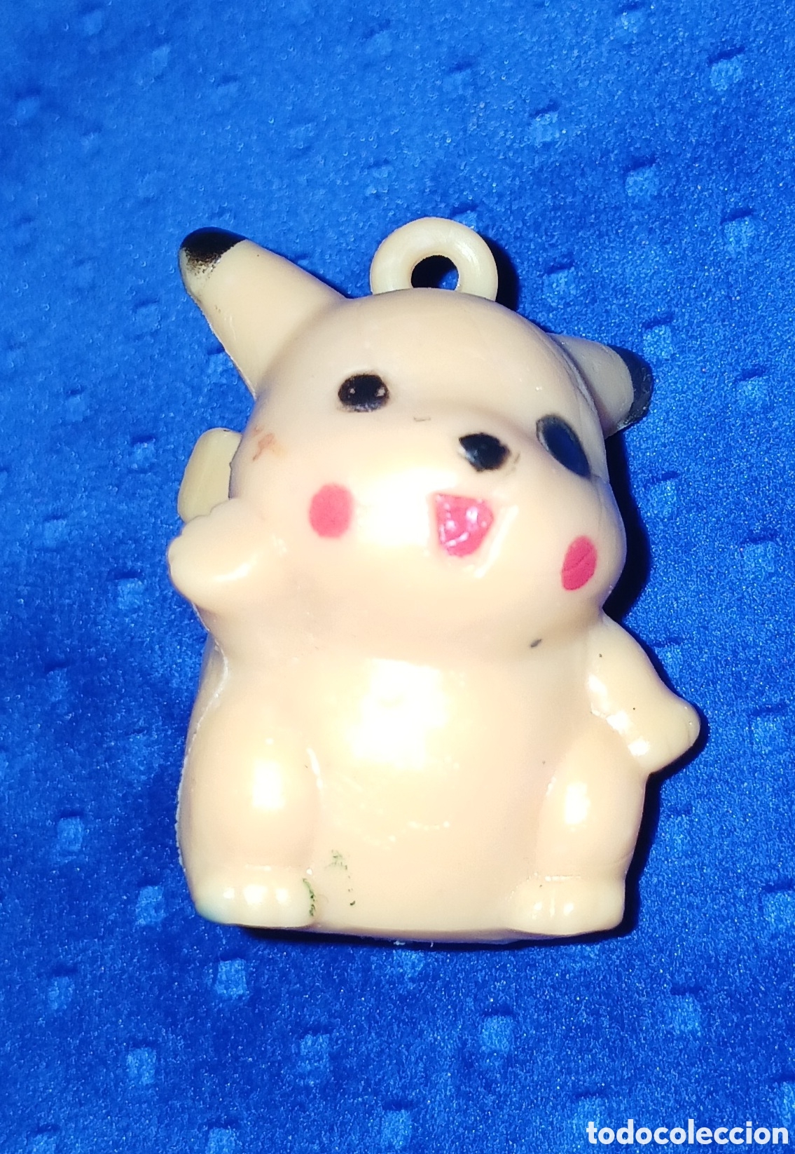 Figuras de Goma y PVC: Figura Goma Pikachu Pok&eacute;mon, anilla para llavero o colgante