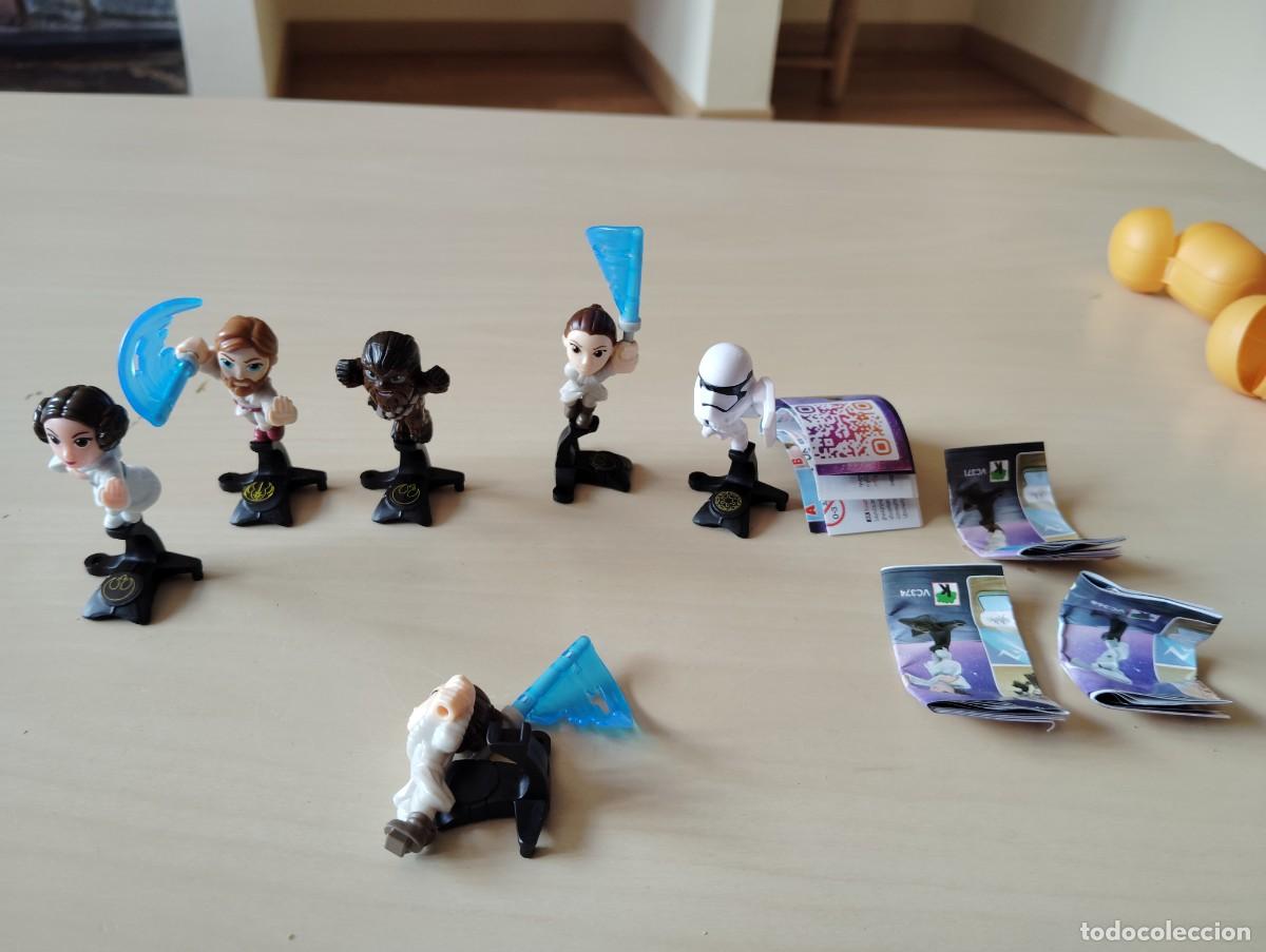 Figuras de Goma Kinder: . KINDER. LOTE FIGURAS STAR WARS. NUEVAS