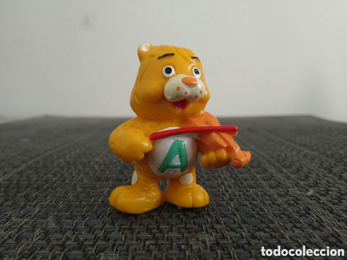 Figuras de Goma y PVC: FIGURA PVC OSO OSOS AMOROSO AMOROSOS MARCA W SERIE TV DIBUJOS ANIMADOS NARANJA VIOLIN