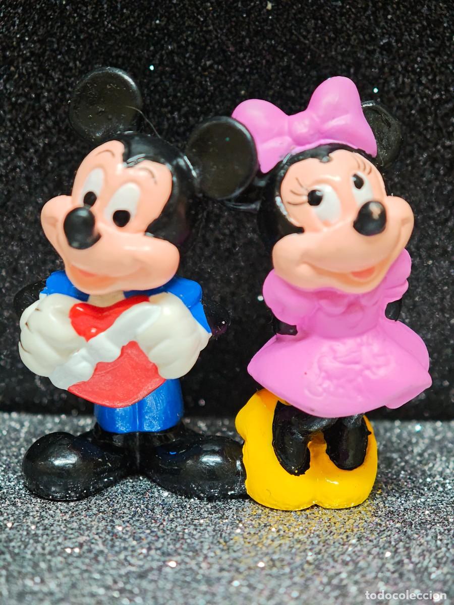 Figurines en Caoutchouc et PVC: FIGURA PVC MICKEY Y MINNIE APPLAUSE