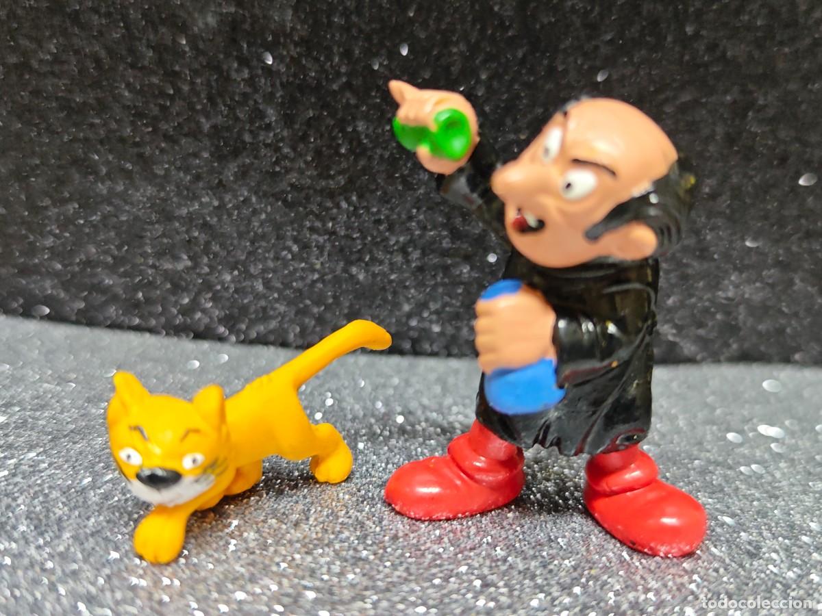 Figurines en Caoutchouc et PVC: FIGURA PVC LOS PITUFOS GARGAMEL Y GATO ISRAEL SIN MARCA ANTIGUOS