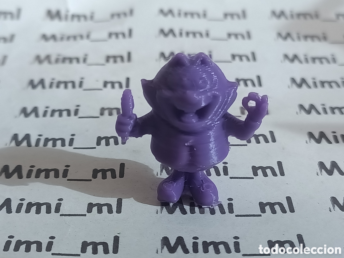 Figuras de Goma y PVC: Figura tipo dunkin gato don gato en impresi&oacute;n 3d 3 cm aprox