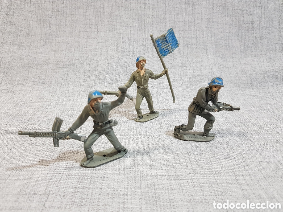 Figuras de Goma y PVC: COMANSI FIGURAS PL&Aacute;STICO SOLDADOS DEL MUNDO EJ&Eacute;RCITO AMERICANO ABANDERADO ESTADOS UNIDOS