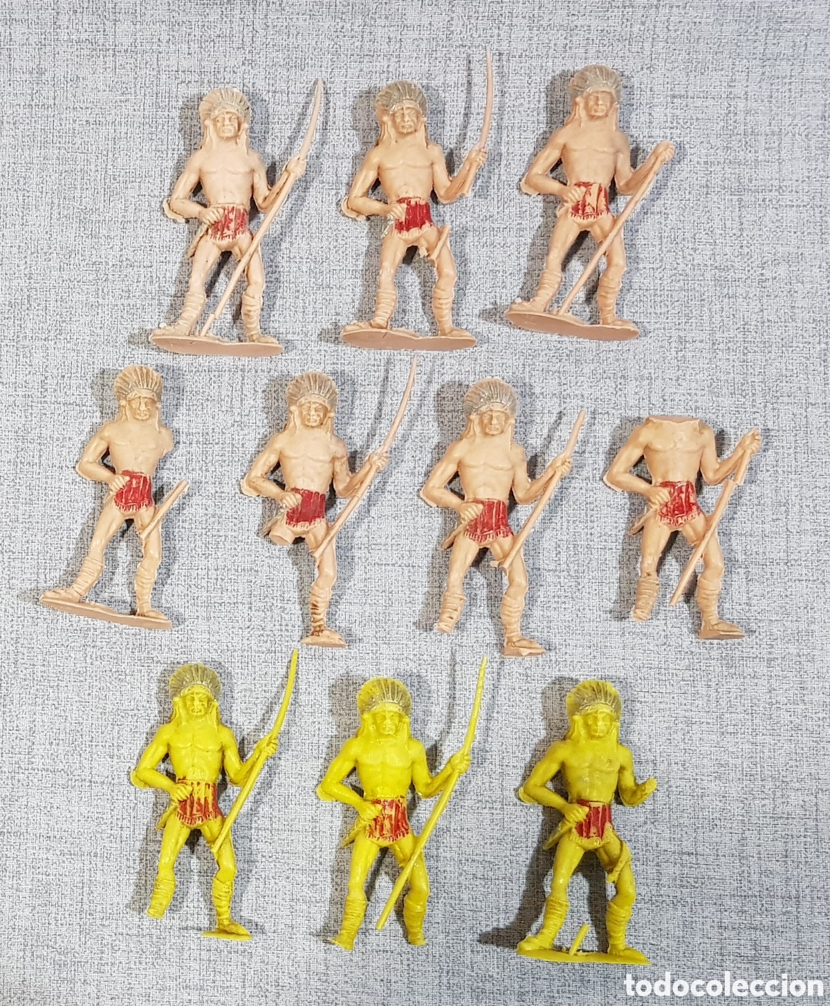 Figuras de Goma y PVC: FIGURAS PL&Aacute;STICO OESTE INDIO ALTURA 10 CMS FABRICANTE NO IDENTIFICADO (TIPO COMANSI, PECH, JECSA...)