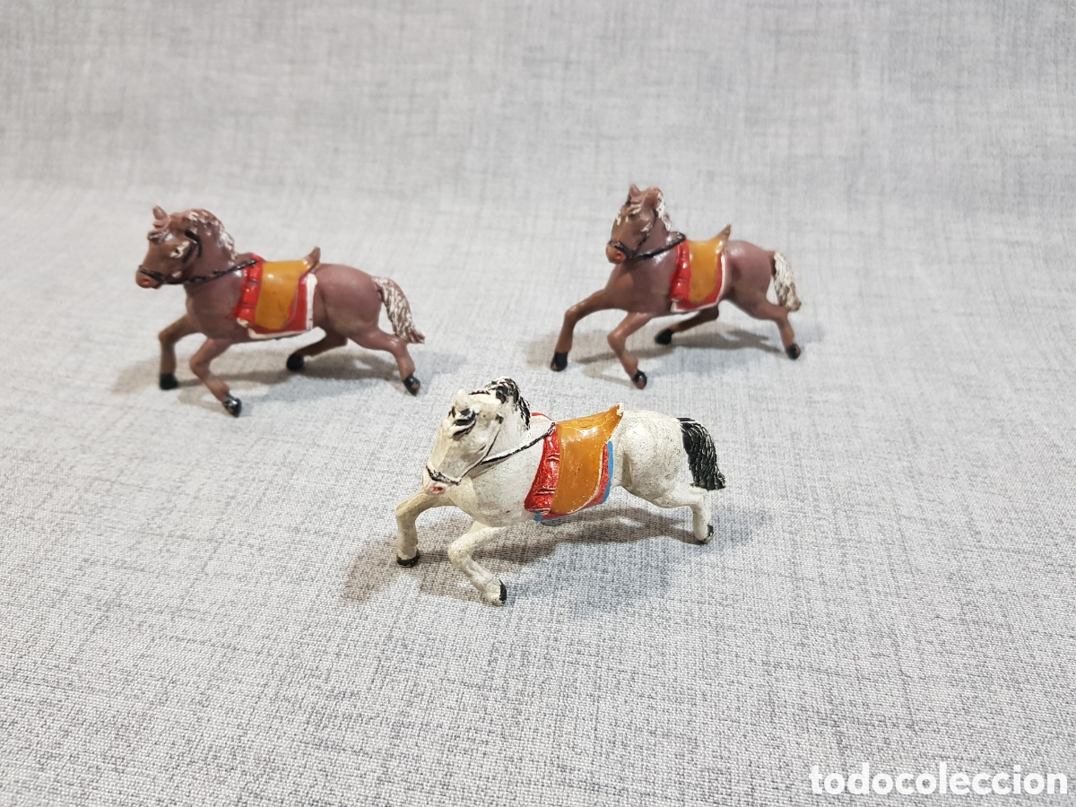 Figuras de Goma y PVC: FIGURAS DE PL&Aacute;STICO CABALLO SIN MARCA DE FABRICANTE (MOLDE SIMILAR A TEIXID&Oacute;)