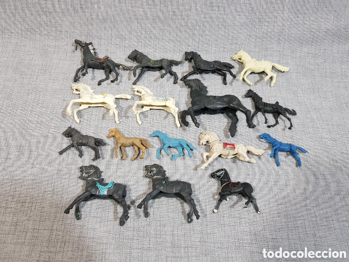 Figuras de Goma y PVC: FIGURAS DE PL&Aacute;STICO CABALLO SIN SELLO DE FABRICANTE (TIPO REAMSA, LAFREDO, PECH, JECSAN, COMANSI...)