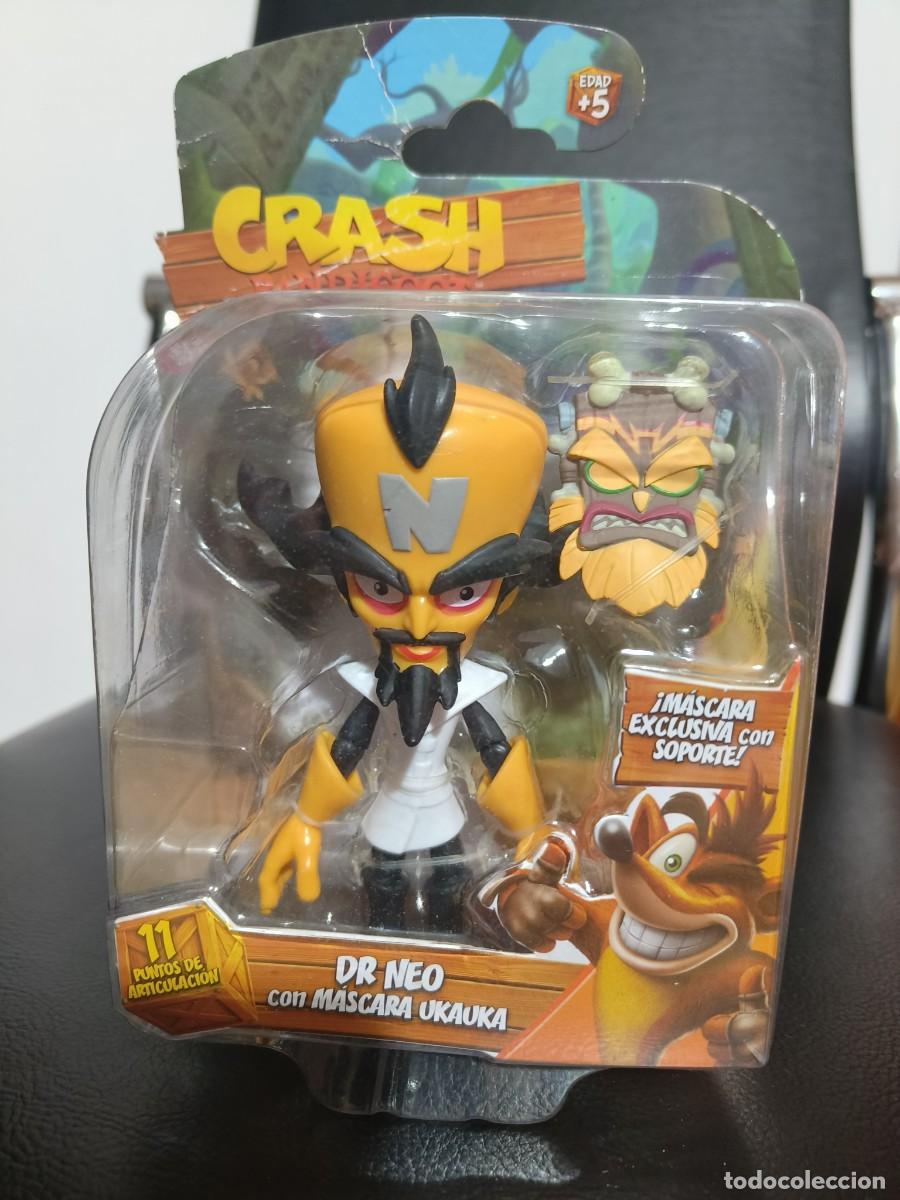 Figuras de Goma y PVC: Ocasion ! Figuras en blister si abrir Bizal - Dr. Neo personaje Crash Bandicoot