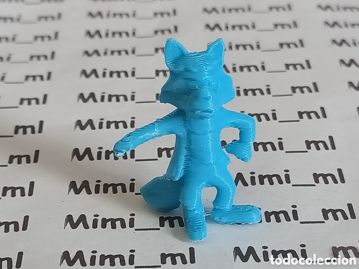 Figuras de Goma y PVC: Figura tipo dunkin Lobo Willy Fog Maia Borges en impresi&oacute;n 3d