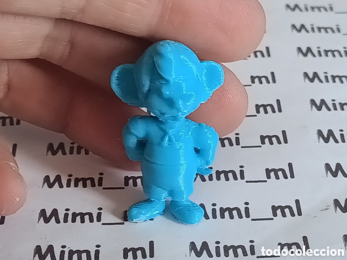 Figuras de Goma y PVC: Figura tipo dunkin 3 cm aprox rat&oacute;n 10 + 2 en impresi&oacute;n 3d 10+2