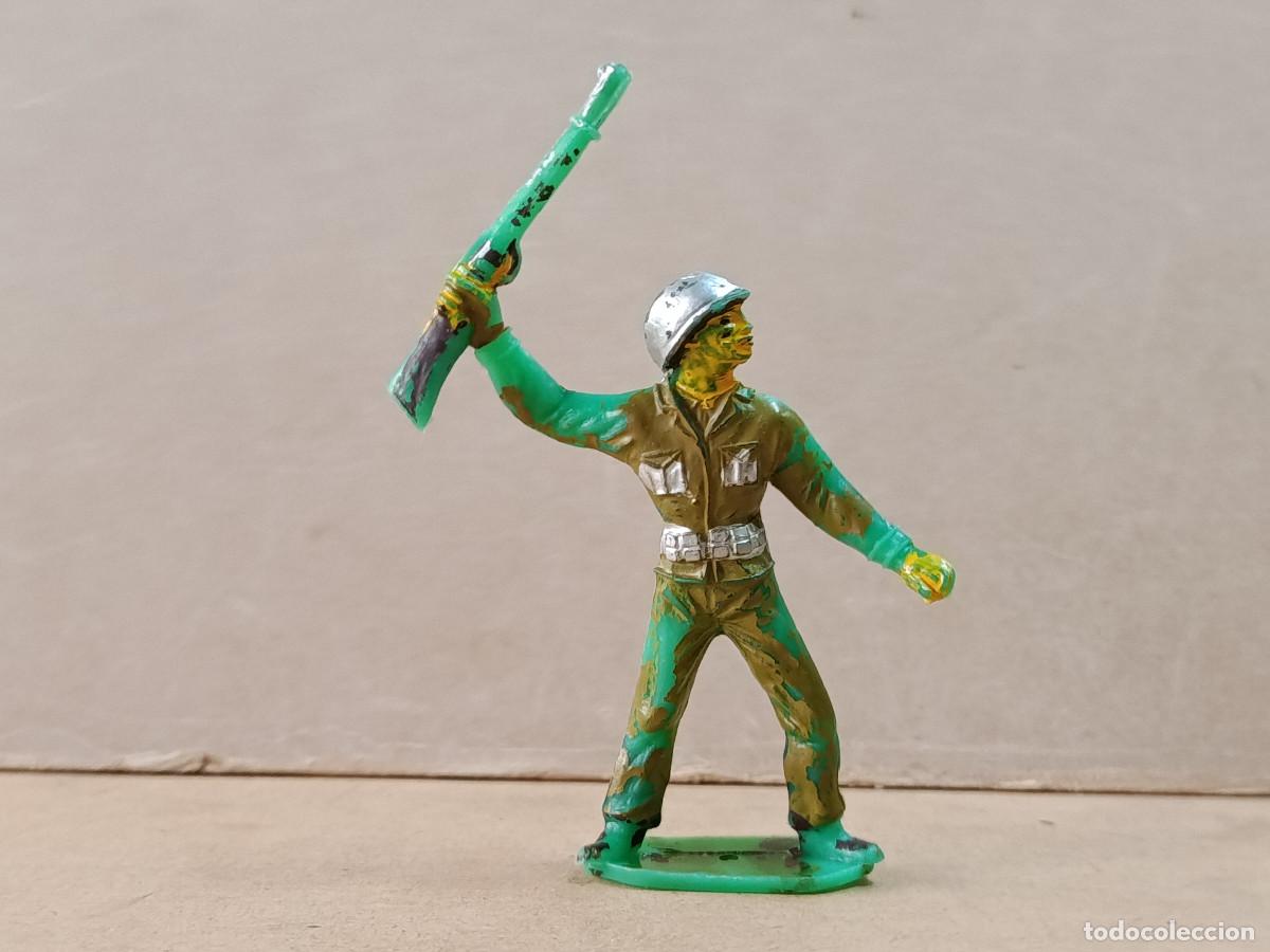 Figuras de Goma y PVC: FIGURA DE PL&Aacute;STICO AMERICANO SERIE SOLDADOS DEL MUNDO COMANSI