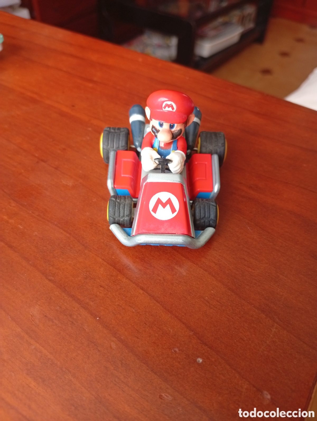 Figuras de Goma y PVC: MU&Ntilde;ECO FIGURA PVC MARIO KAR MARIO COCHE FRICCION PULL SPEED