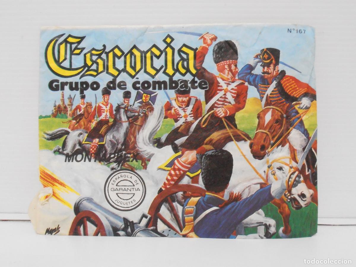 Figuras de Goma y PVC: SOBRE VACIO, MONTA-PLEX, ESCOCIA, GRUPO DE COMBATE, MONTAPLEX