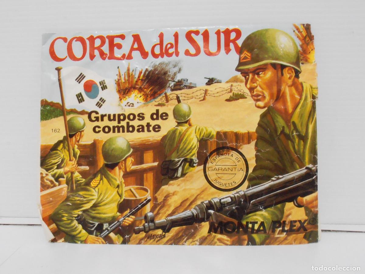 Figuras de Goma y PVC: SOBRE VACIO, MONTA-PLEX, COREA DEL SUR, GRUPO DE COMBATE, MONTAPLEX