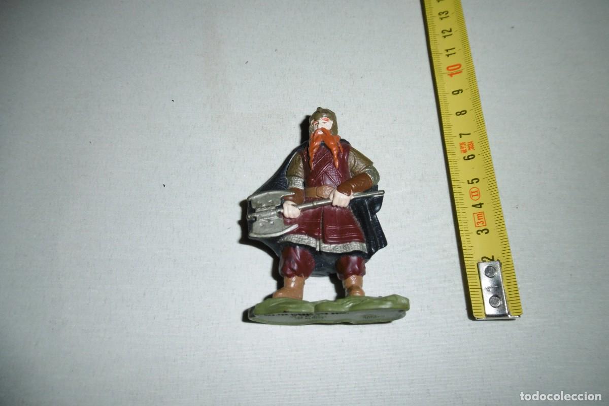 Figuras de goma y PVC: FIGURA GIMLI EL SE&Ntilde;OR DE LOS ANILLOS PROMOCIONALBRUGUER KING 2001
