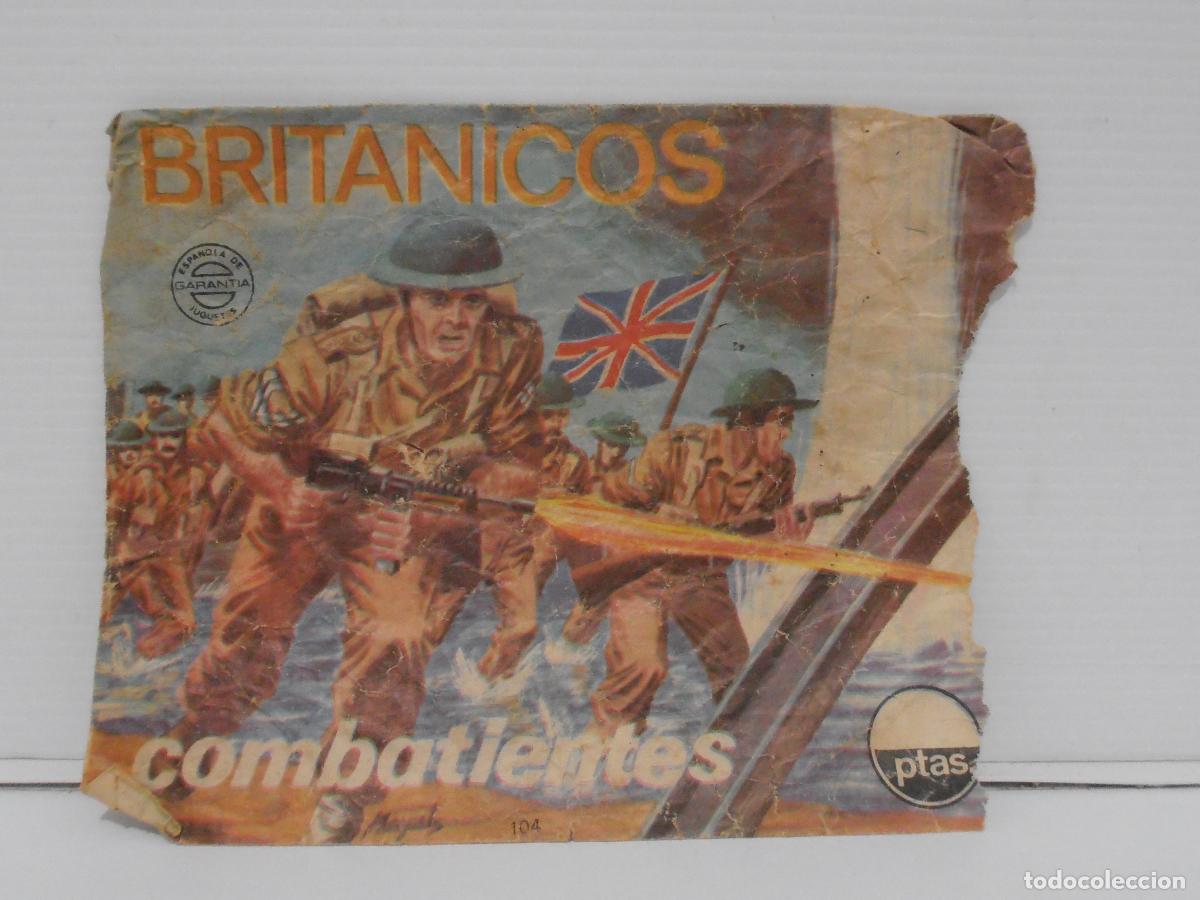 Figuras de Goma y PVC: SOBRE VACIO, MONTA-PLEX, BRITANICOS, COMBATIENTES, MONTAPLEX