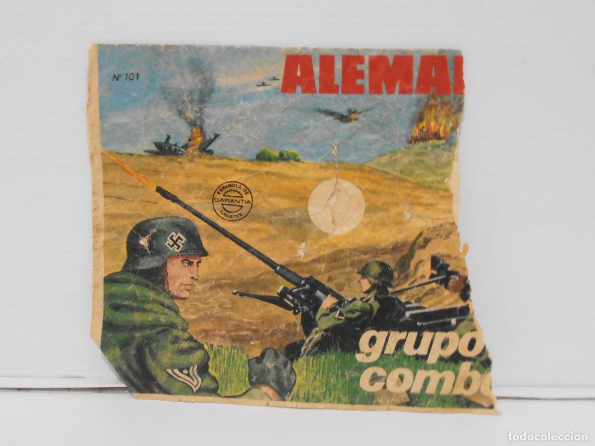 Figuras de Goma y PVC: SOBRE VACIO, MONTA-PLEX, ALEMANIA, GRUPO DE COMBATE, MONTAPLEX