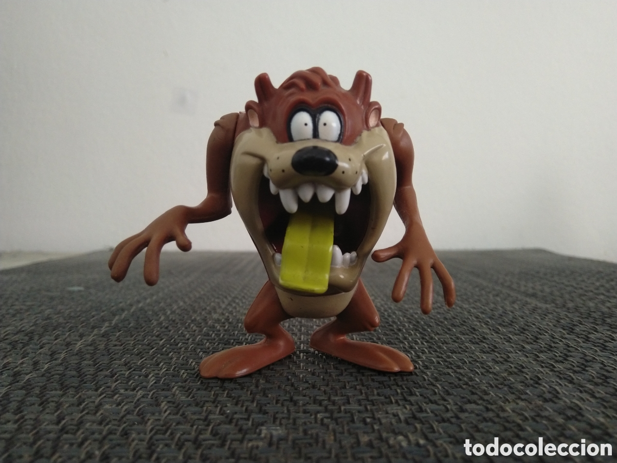 Figuras de Goma y PVC: FIGURA PVC DEMONIO TASMANIA TAS LOONEY TUNES TOONS TM WARNER BROSS TV LENGUA VERDE