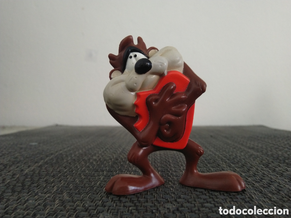 Figuras de Goma y PVC: FIGURA PVC DEMONIO TASMANIA TAS LOONEY TUNES TOONS TM WARNER BROSS TV CON CORAZON