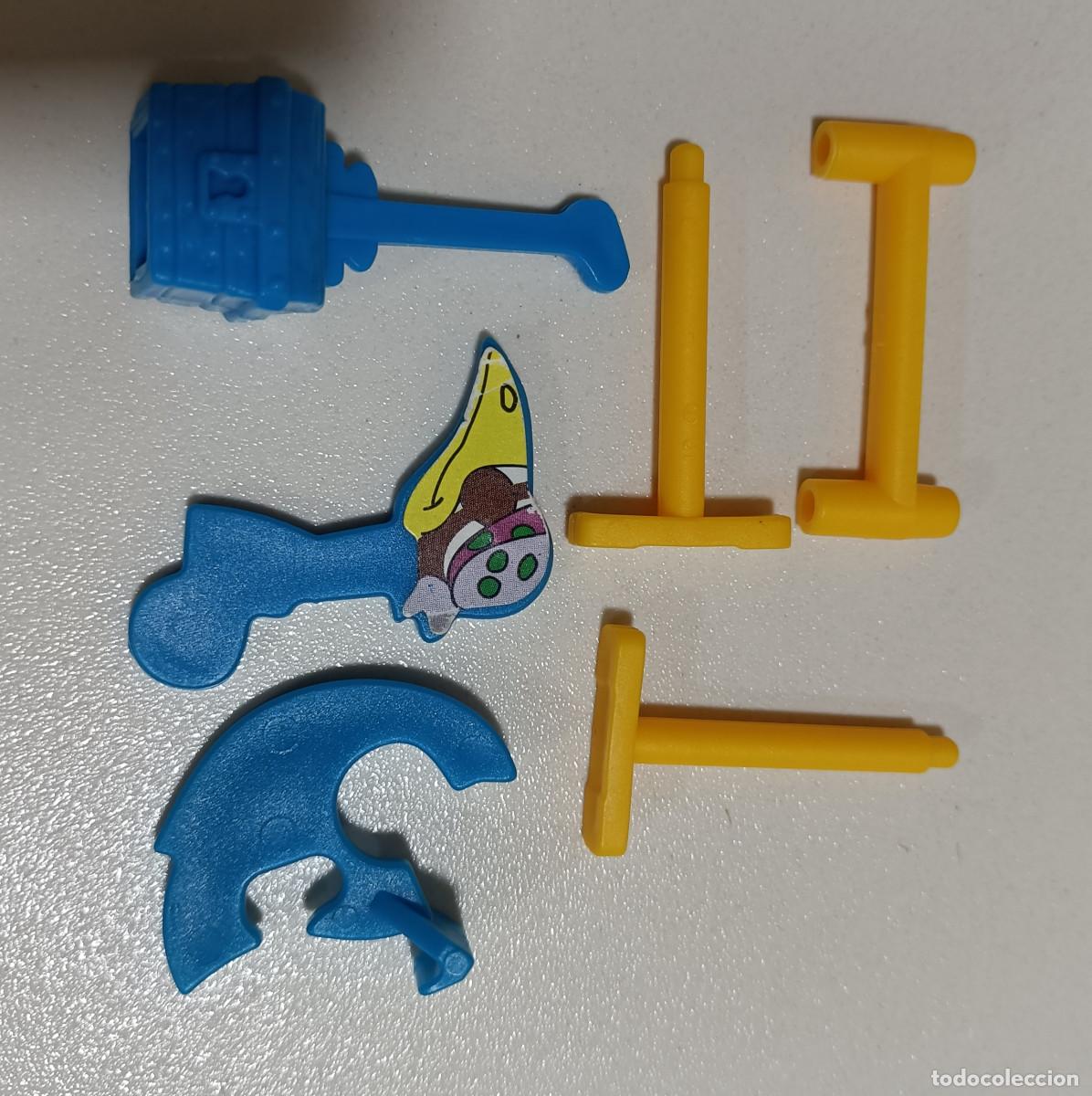 Figuras de Goma Kinder: pajaro pirata equilibrista kinder antiguo montable secundario desmontable ave marinero marino k 98