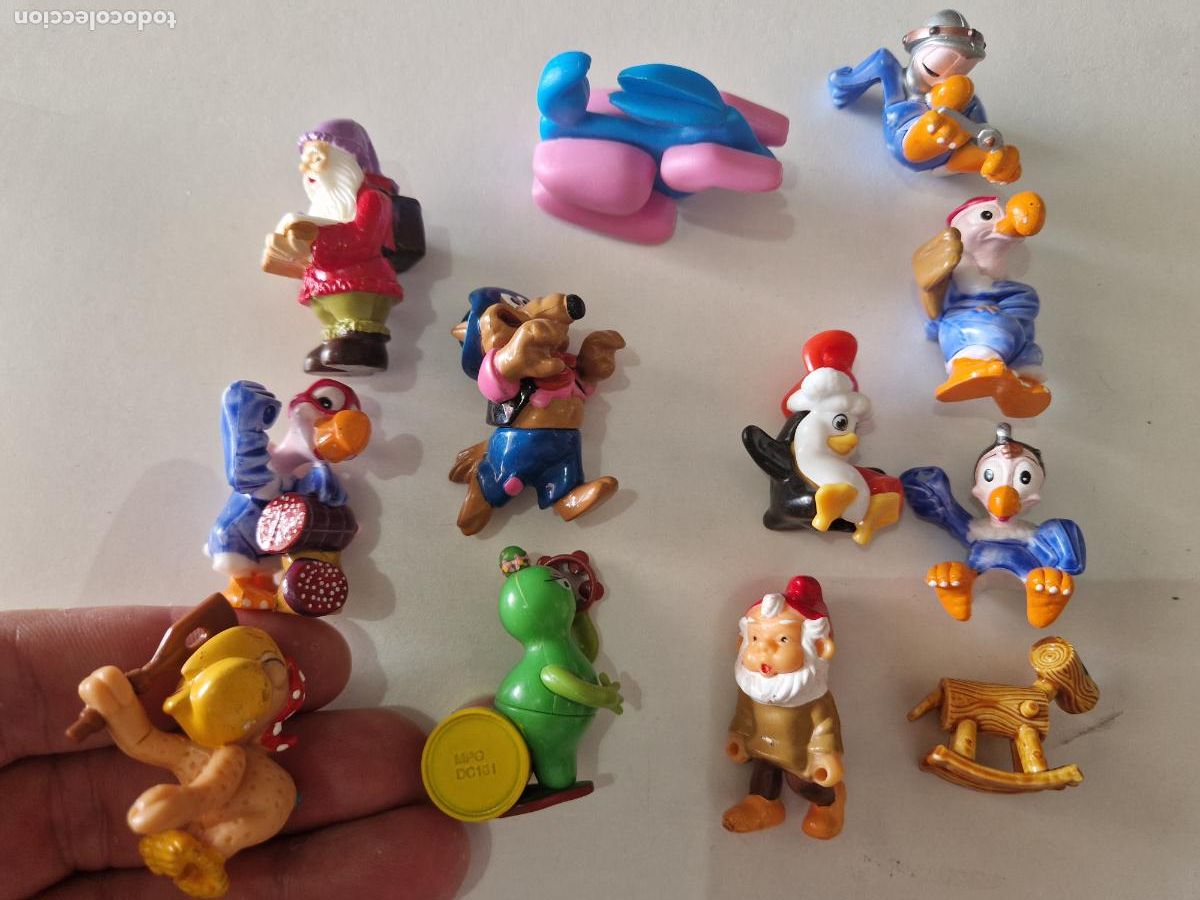 Figuras de Goma Kinder: 11 ANTIGUA FIGURA COLECCION KINDER SORPRESA ENANITO SIR CONDOR COYOTE A&Ntilde;OS 90 NAVIDAD