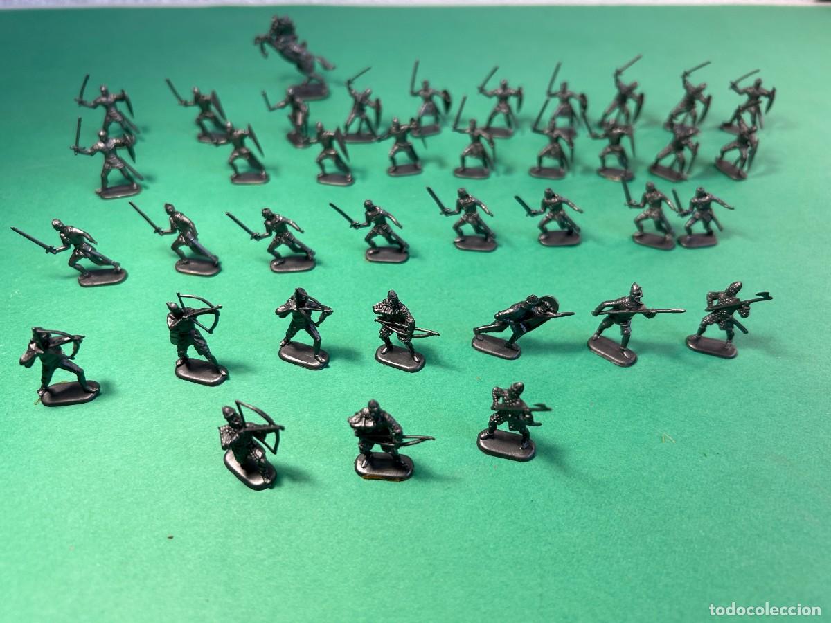Figuras de Goma y PVC: LOTE DE FIGURAS CRUZADOSTIPO ITALERI REVELL ATLANTIC AIRFIX BRITAINS VICTRIX