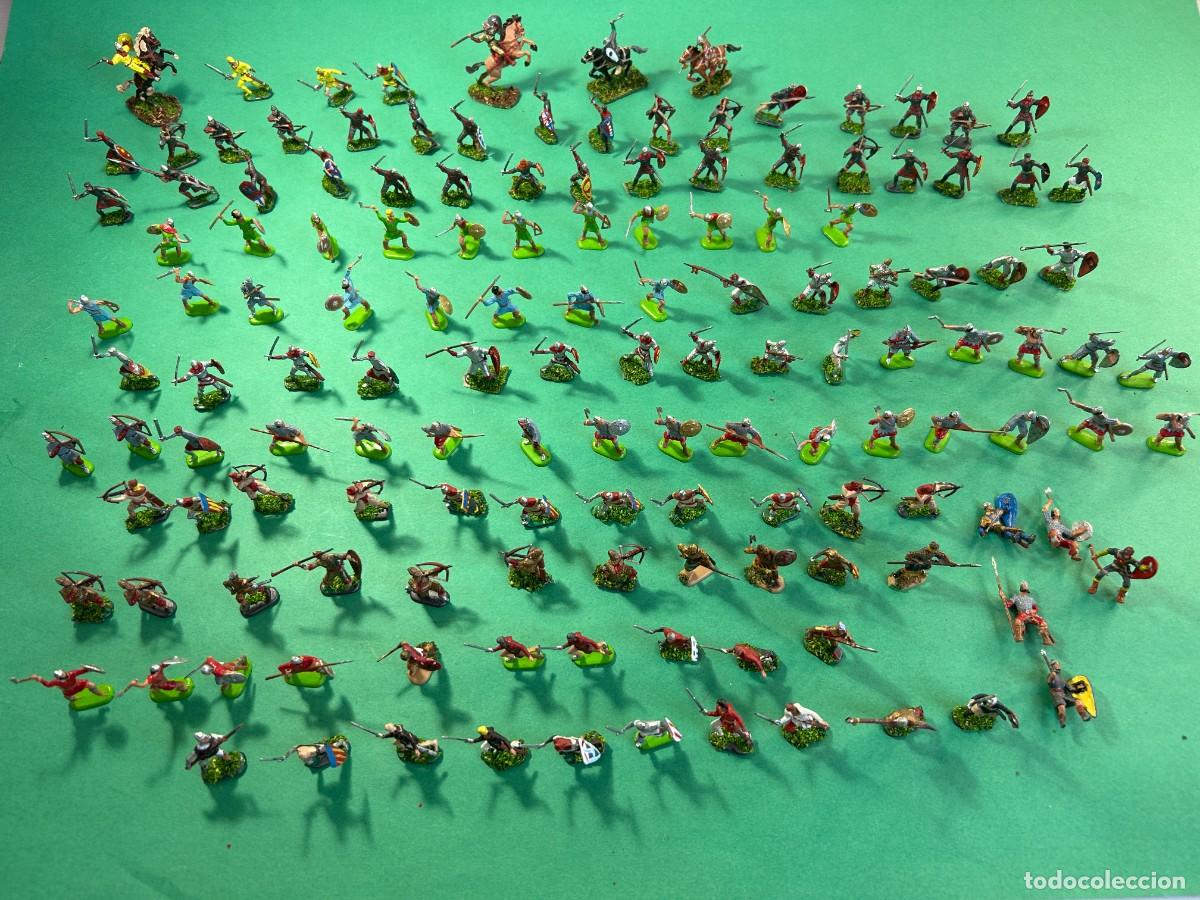 Figuras de Goma y PVC: LOTE DE FIGURAS MEDIEVALES TIPO REVELL ATLANTIC AIRFIX BRITAINS VICTRIX