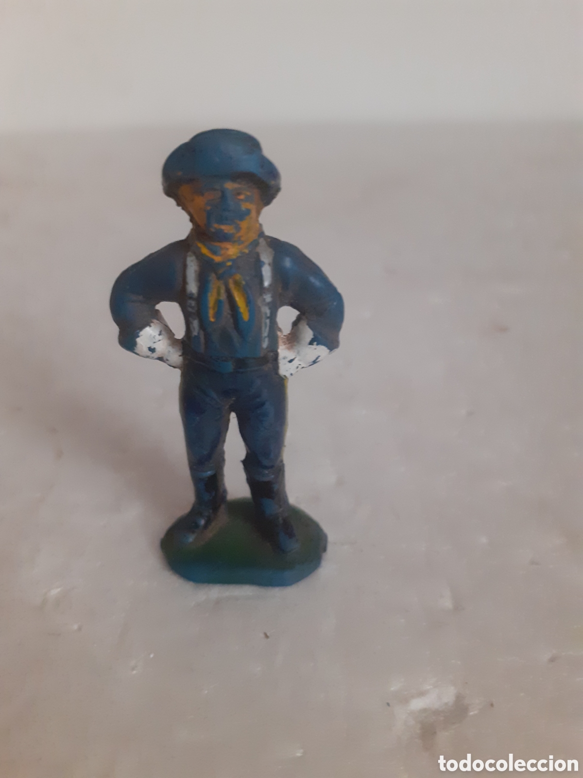 Figuras de Goma y PVC: FIGURA CABO RUSTY RIN TIN TIN GOMA PECH,REAMSA,JECSAN