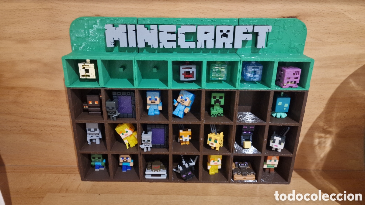 Figuras de Goma Kinder: Minecraft Kinder Joy Expositor 3D